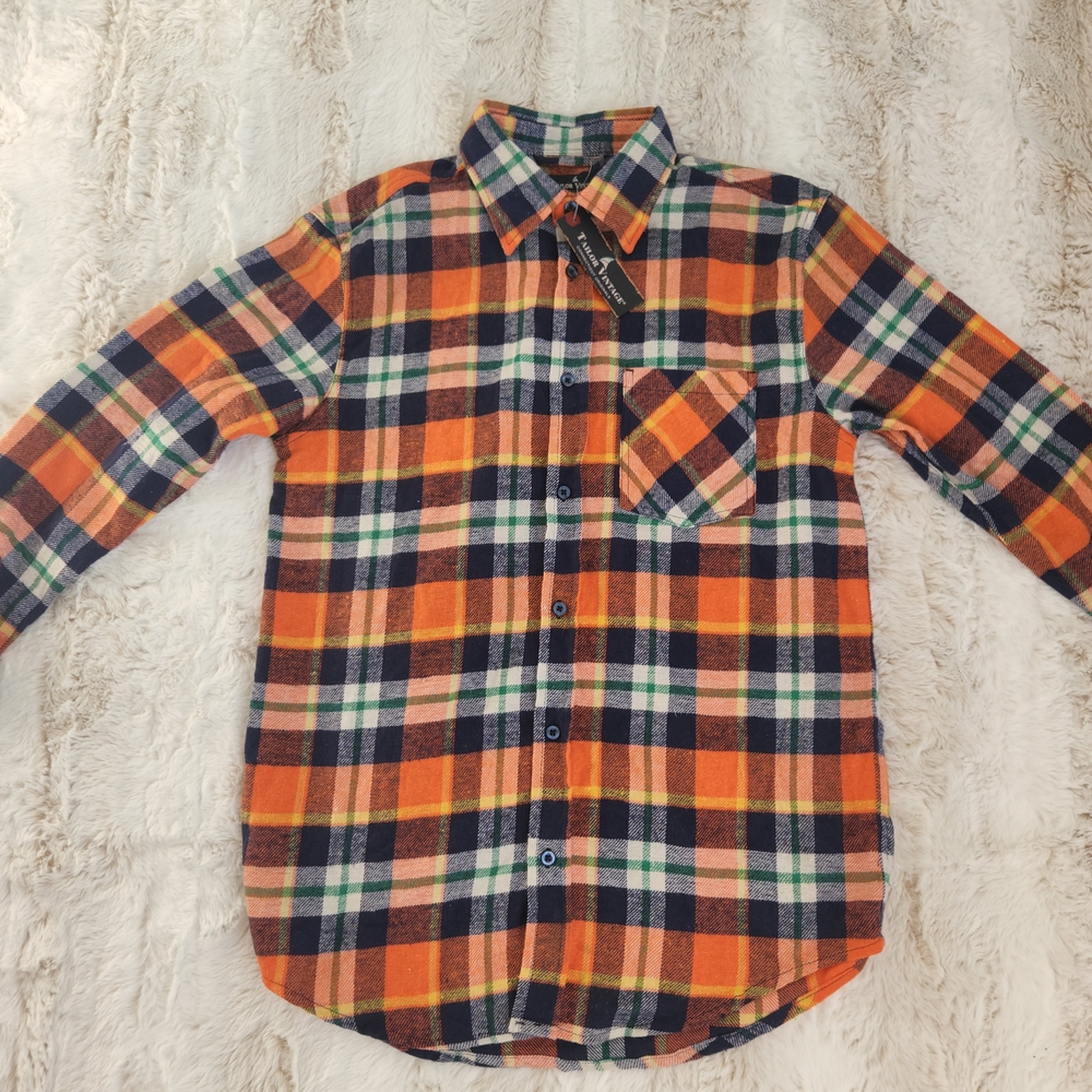 Tailor Vintage Multicolor Plaid Button Down Shirt - Picture 10 of 12